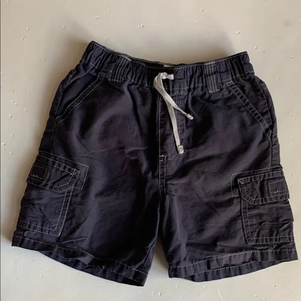Gymboree Boys 18-24 Dark Gray Casual Shorts with Elastic Waist